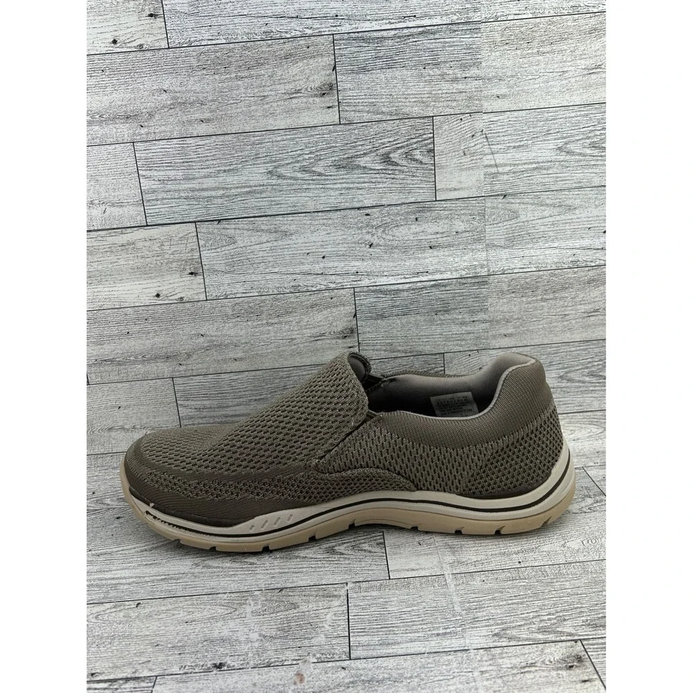 Skechers Relaxed Fit‎ 65086 Men Slip On Loafers Taupe Air Cooled Memory Foam 8.5